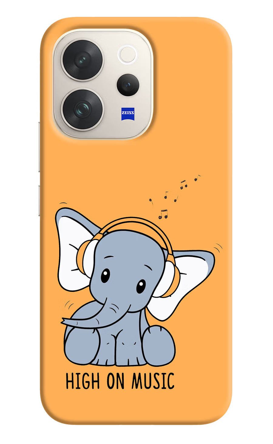 High On Music Vivo V70 5G Back Cover, Hard case