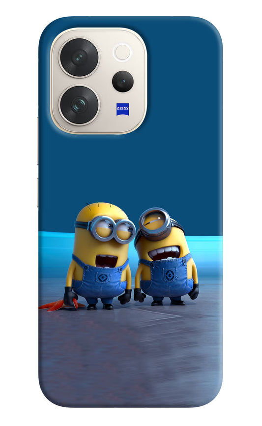 Minion Laughing Vivo V70 5G Hard Case Back Cover by Casekaro