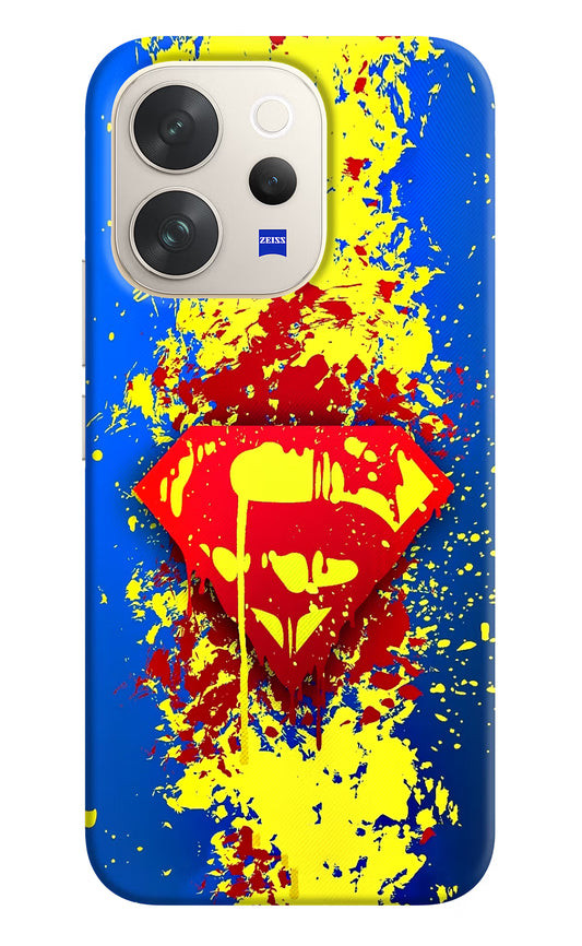 Superman logo Vivo V70 5G Hard Case Back Cover by Casekaro