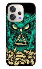 Green Owl Vivo V70 5G Hard Case Back Cover by Casekaro