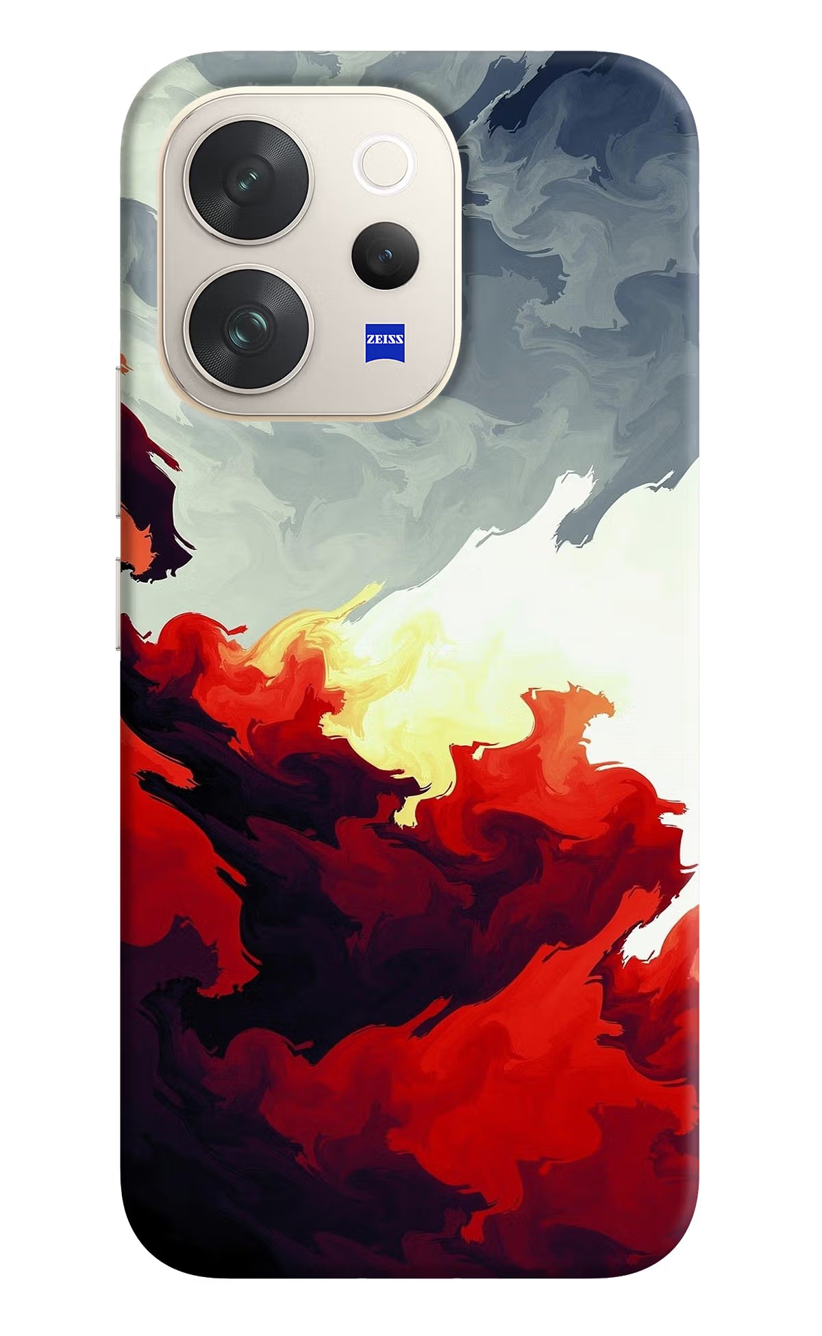 Fire Cloud Vivo V70 5G Hard Case Back Cover by Casekaro