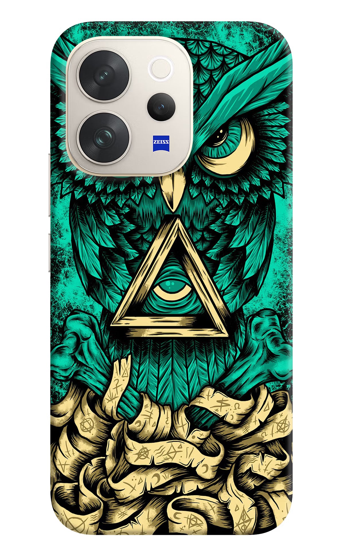 Green Owl Vivo V70 5G Hard Case Back Cover by Casekaro