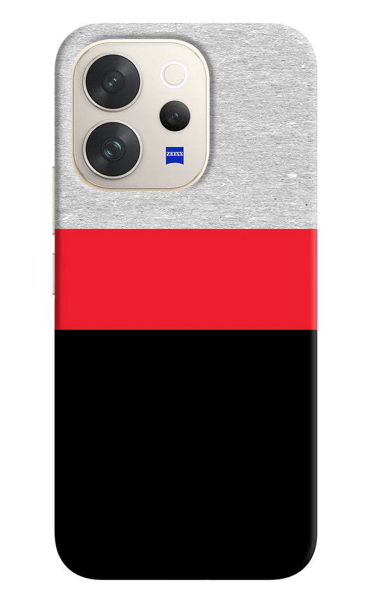 Tri Color Pattern Vivo V70 5G Hard Case Back Cover by Casekaro