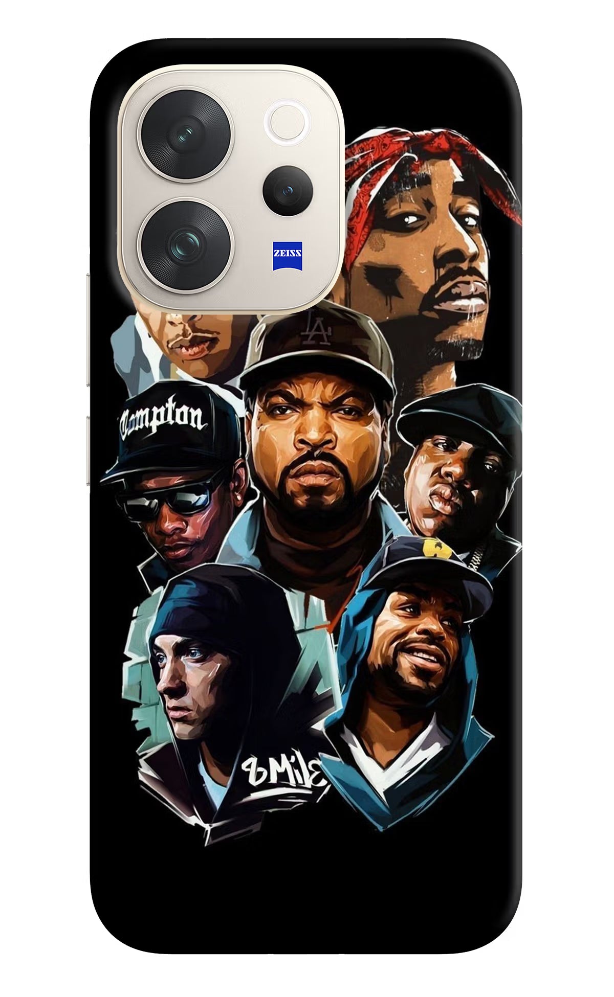 Rappers Vivo V70 5G Hard Case Back Cover by Casekaro
