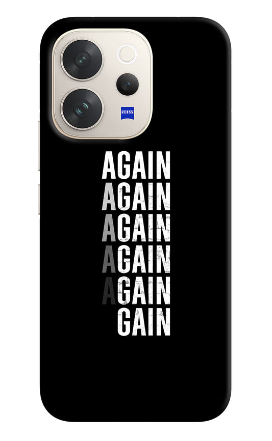 Again Again Gain Vivo V70 5G Hard Case Back Cover by Casekaro