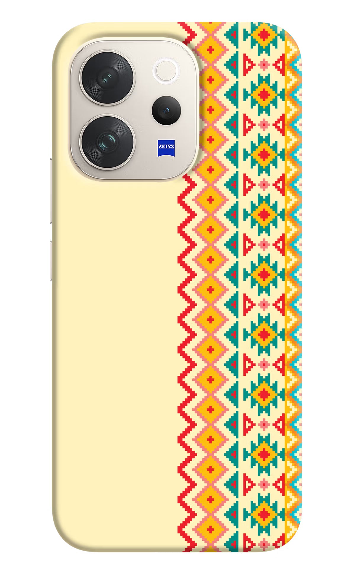 Ethnic Seamless Vivo V70 5G Hard Case Back Cover by Casekaro