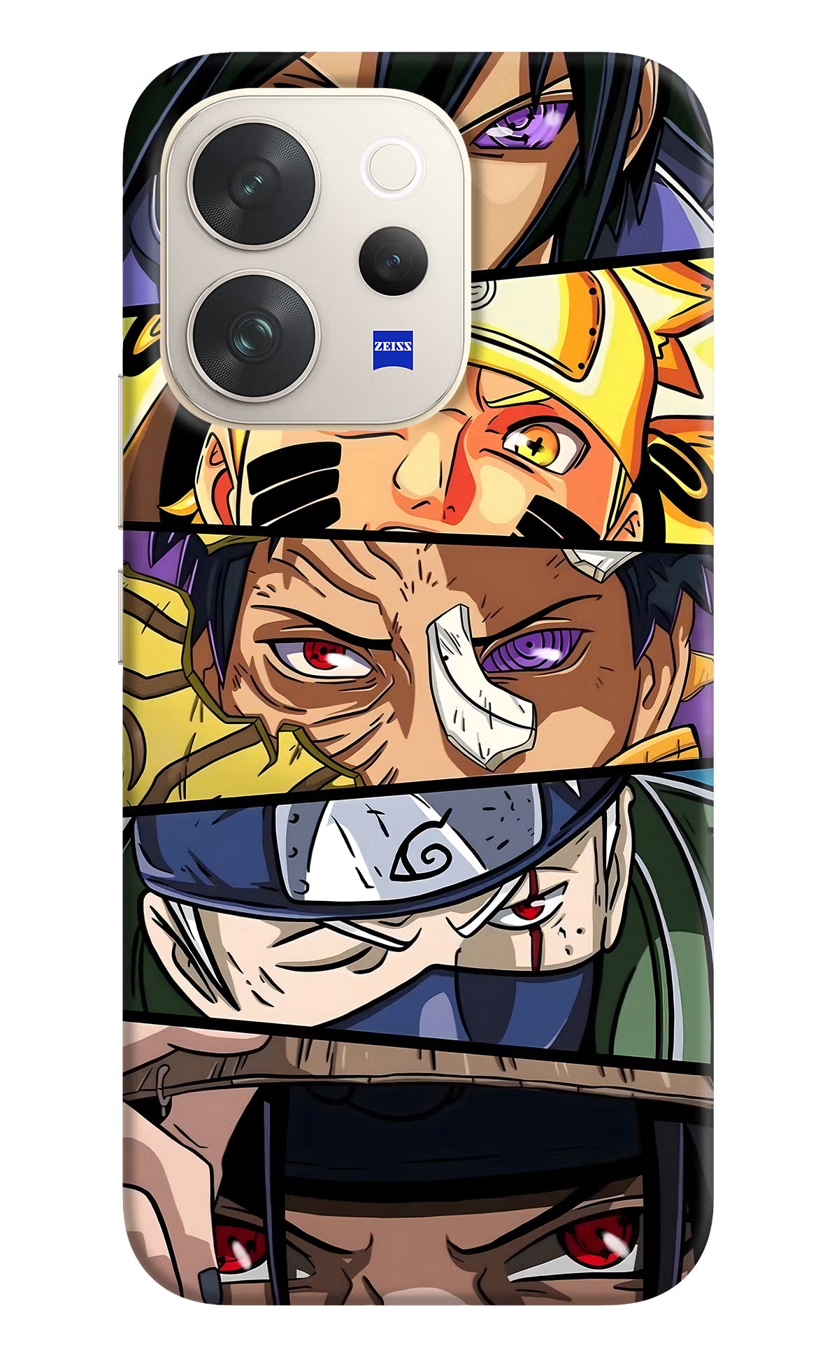 Naruto Character Vivo V70 5G Hard Case Back Cover by Casekaro
