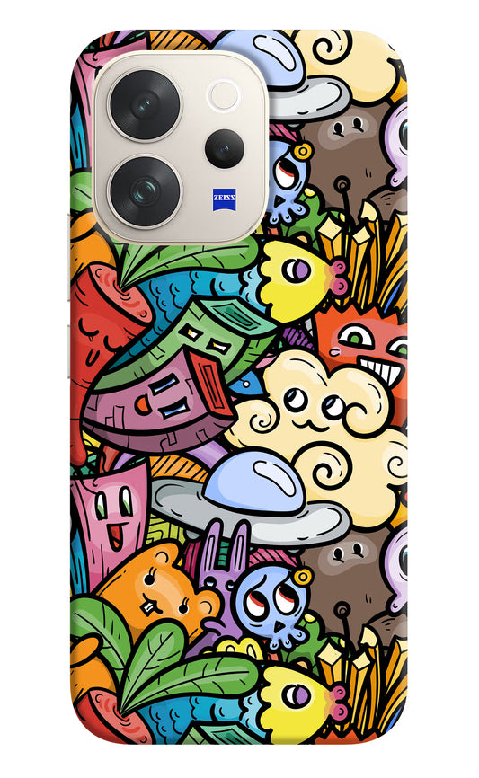 Veggie Doodle Vivo V70 5G Hard Case Back Cover by Casekaro