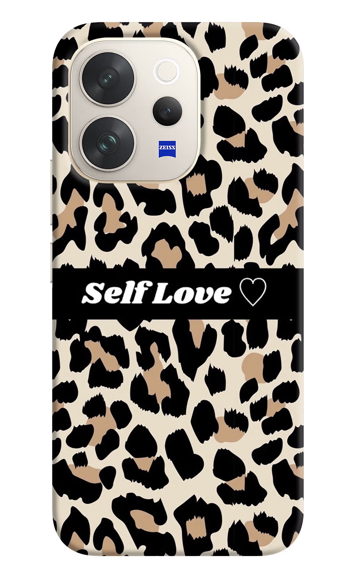 Leopard Print Self Love Vivo V70 5G Hard Case Back Cover by Casekaro