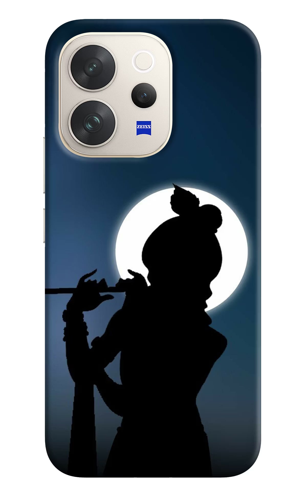 Shri Krishna Silhouette Vivo V70 5G Hard Case Back Cover by Casekaro