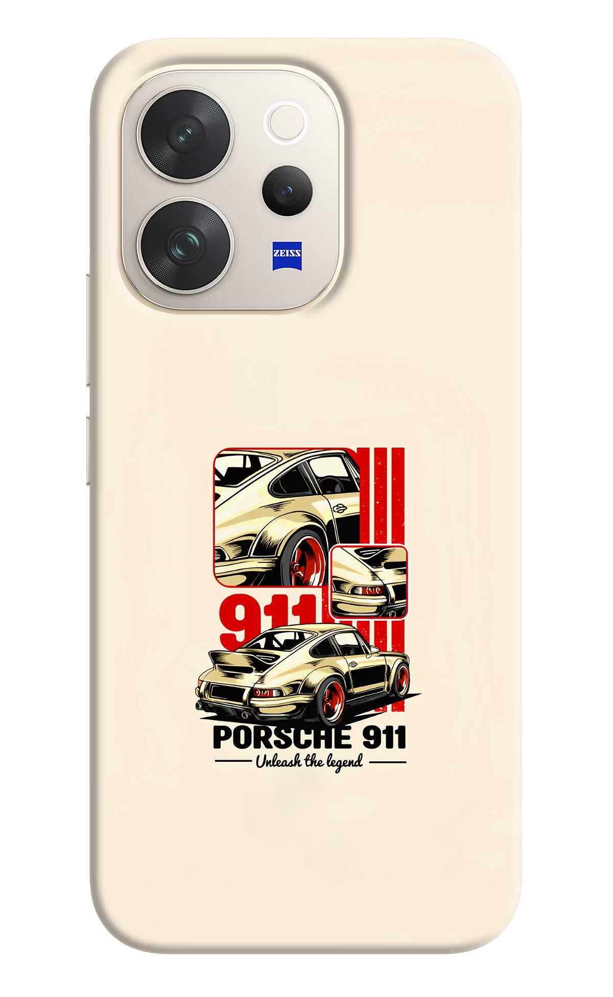 Classic Porsche 911 Vivo V70 5G Hard Case Back Cover by Casekaro