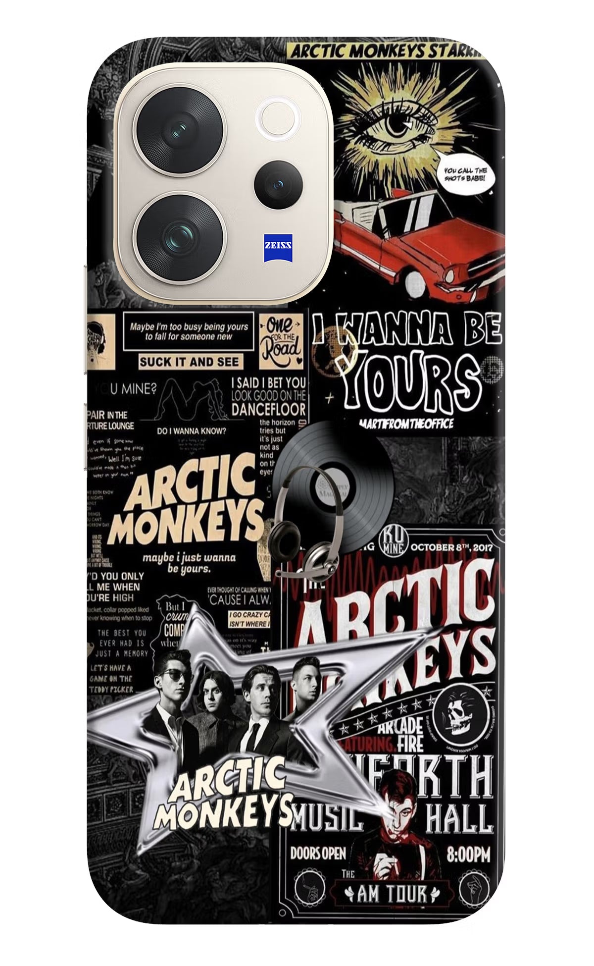 Arctic Monkeys Vivo V70 5G Hard Case Back Cover by Casekaro
