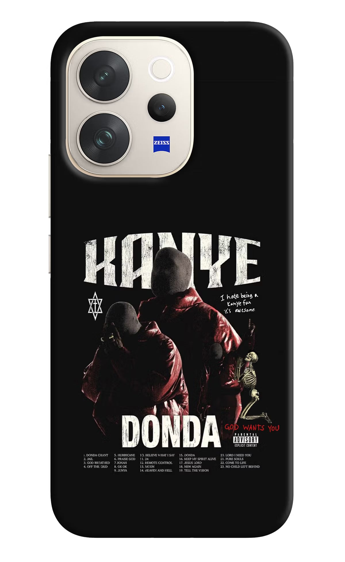 Donda Kanye West Vivo V70 5G Hard Case Back Cover by Casekaro