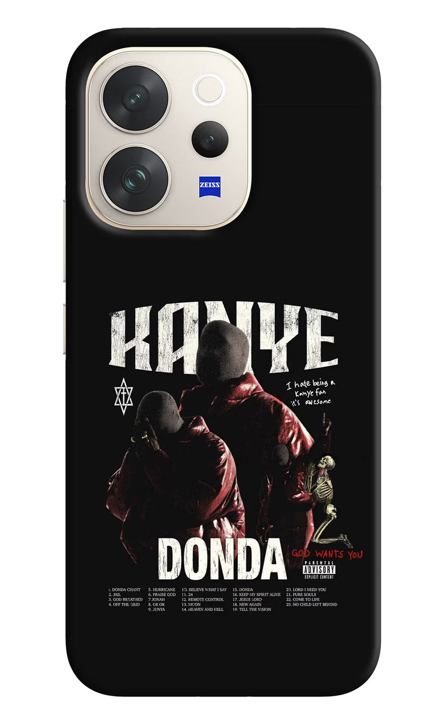 Donda Kanye West Vivo V70 5G Back Cover, Hard case