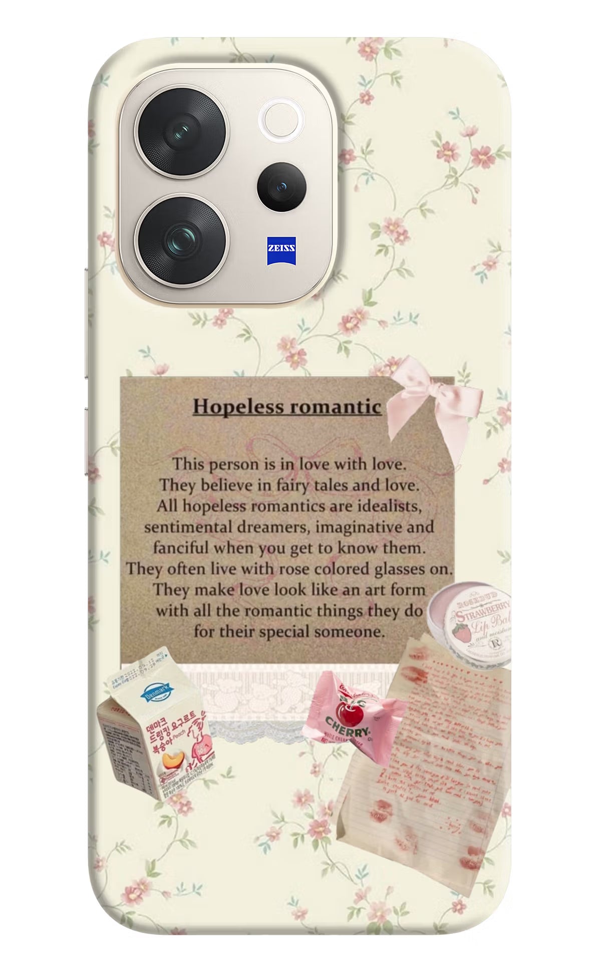 Hopeless Romantic Vivo V70 5G Hard Case Back Cover by Casekaro
