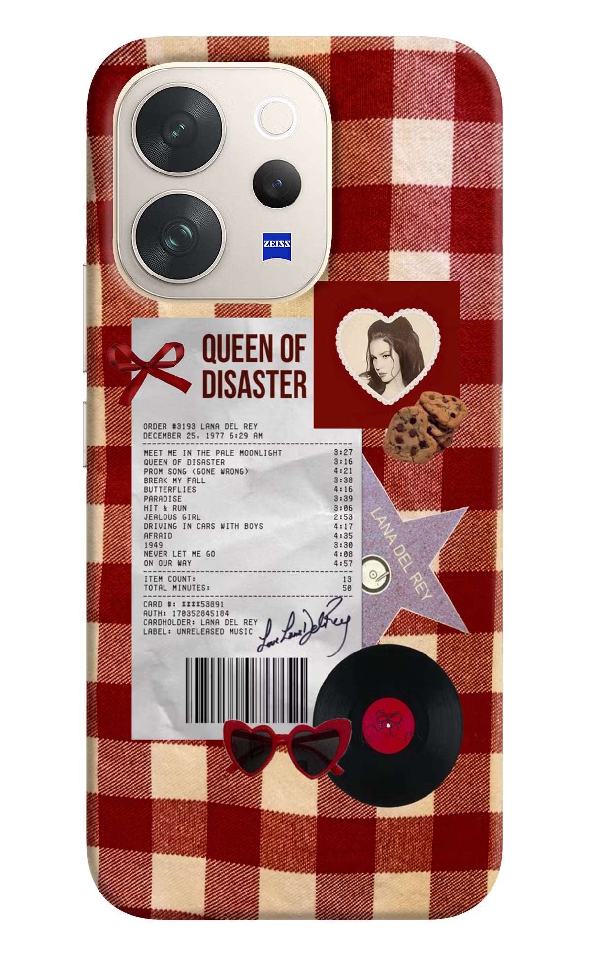 Queen of Disaster Vivo V70 5G Hard Case Back Cover by Casekaro