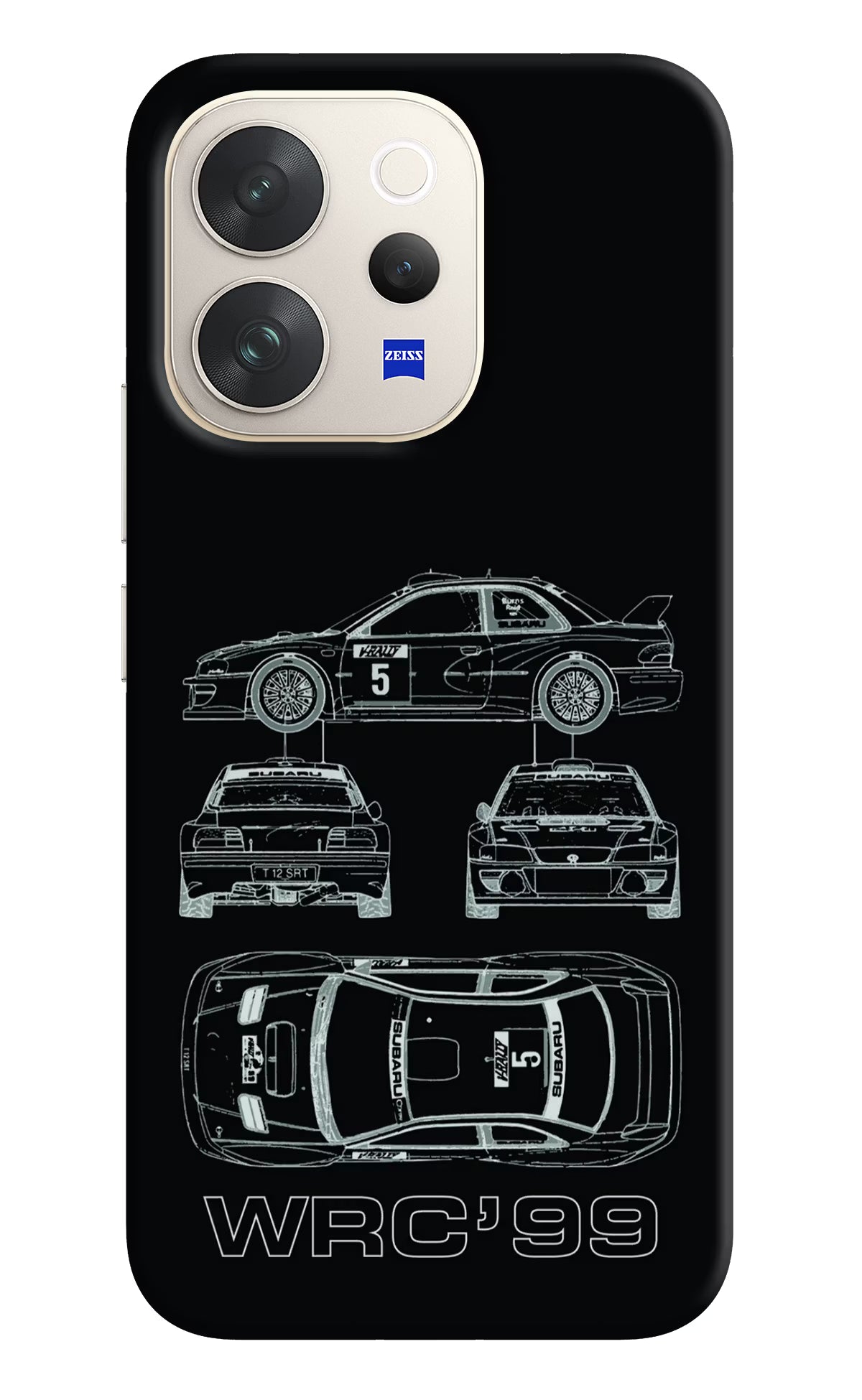 WRC'99 Vivo V70 5G Hard Case Back Cover by Casekaro