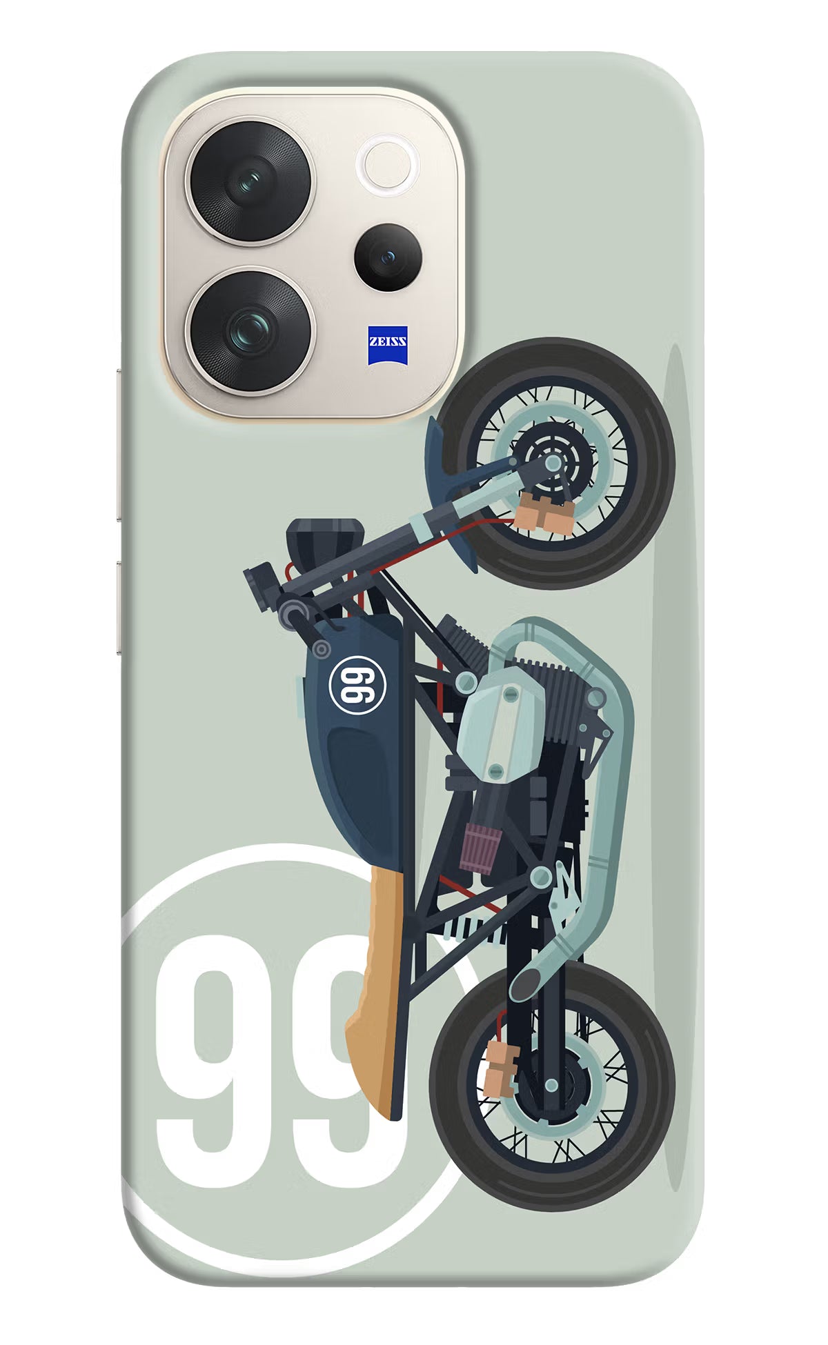 Classic Cafe Racer 99 Vivo V70 5G Hard Case Back Cover by Casekaro