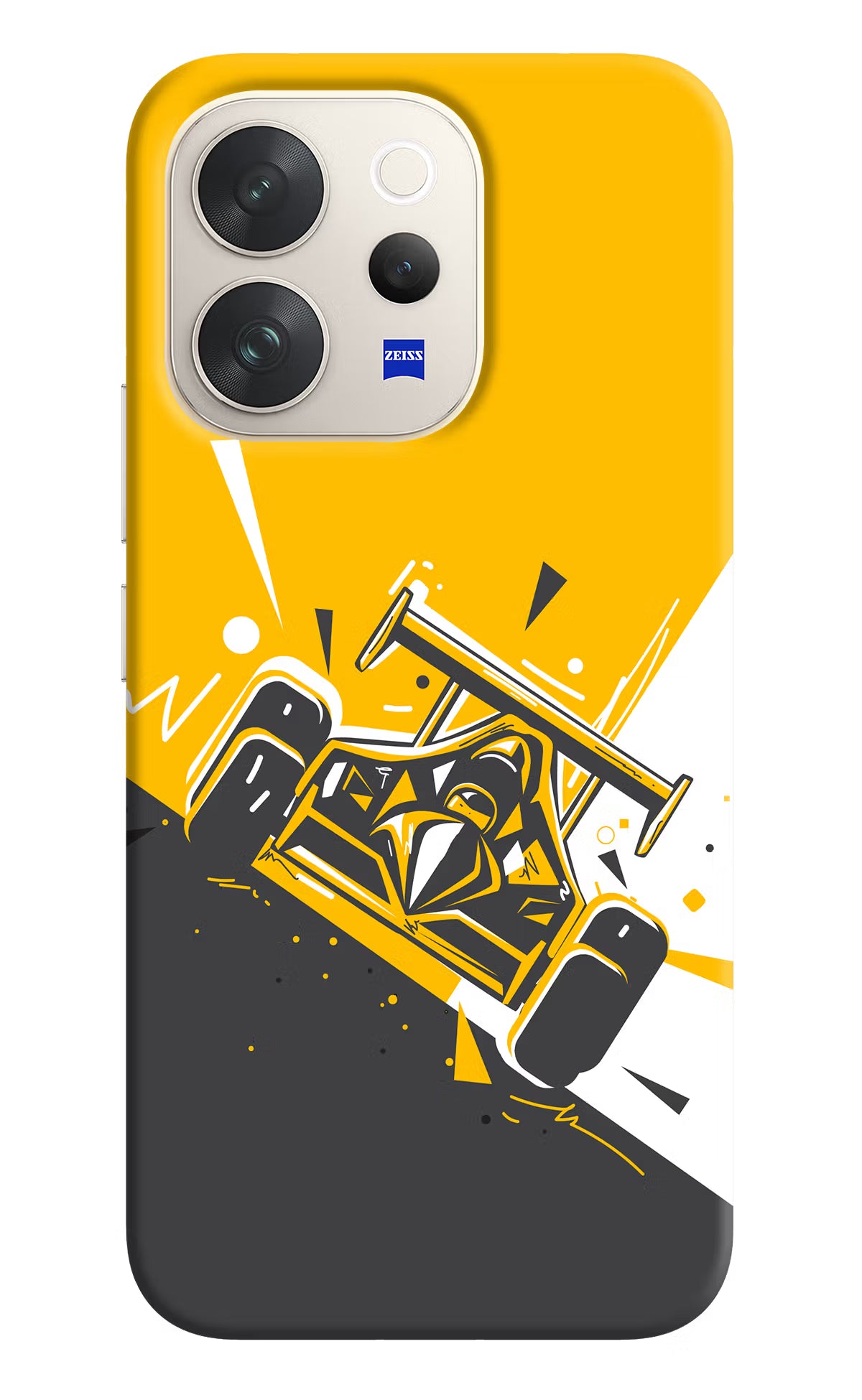 Track King Vivo V70 5G Hard Case Back Cover by Casekaro