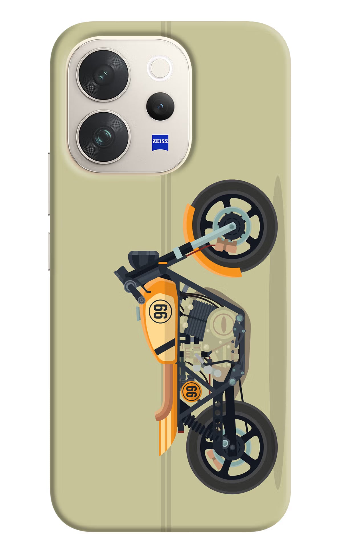Vertical Speedster Vivo V70 5G Hard Case Back Cover by Casekaro