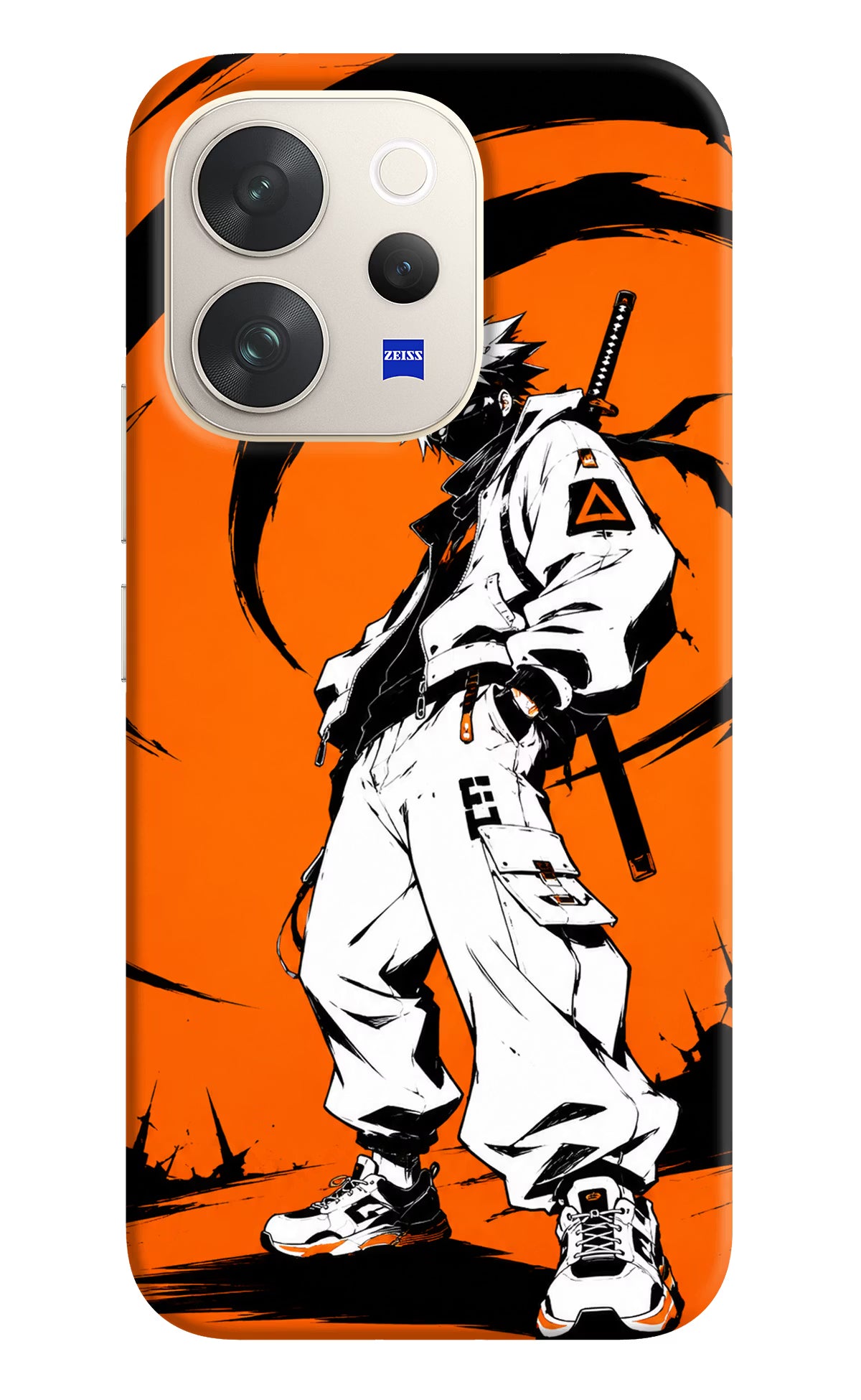 Street Samurai  Vivo V70 5G Hard Case Back Cover by Casekaro