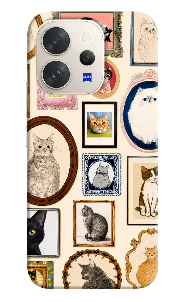 Mirror Cats Vivo V70 5G Hard Case Back Cover by Casekaro