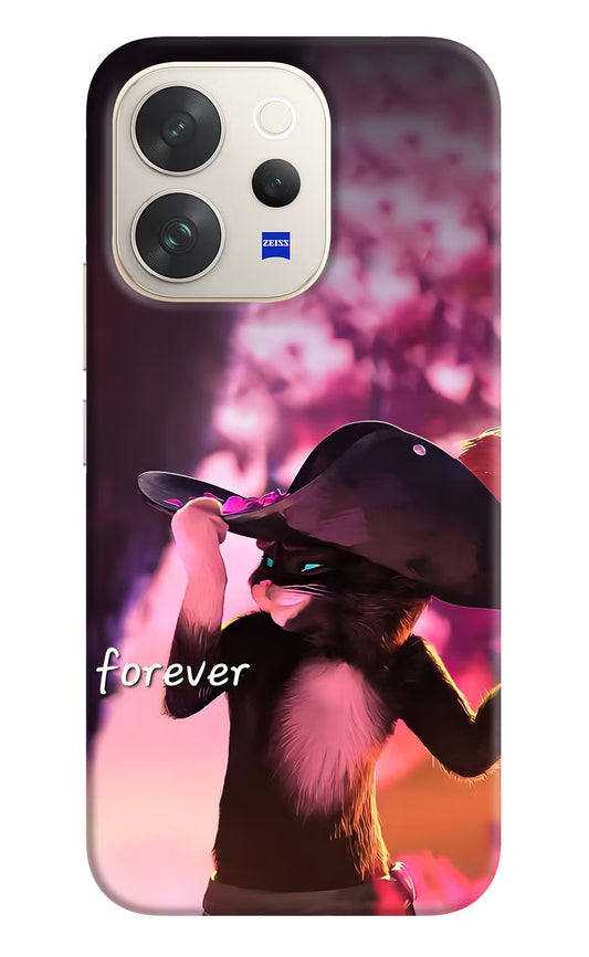 Forever Cat Vivo V70 5G Hard Case Back Cover by Casekaro