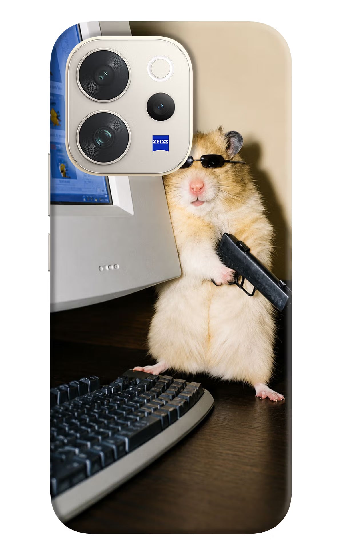 Hacker Hamster Vivo V70 5G Back Cover