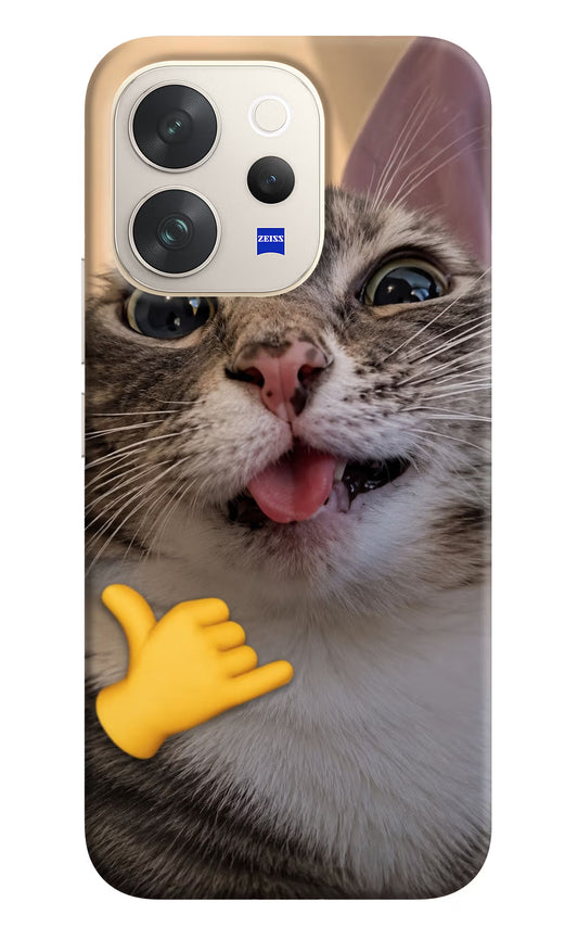 Silly Cat Call Vivo V70 5G Hard Case Back Cover by Casekaro