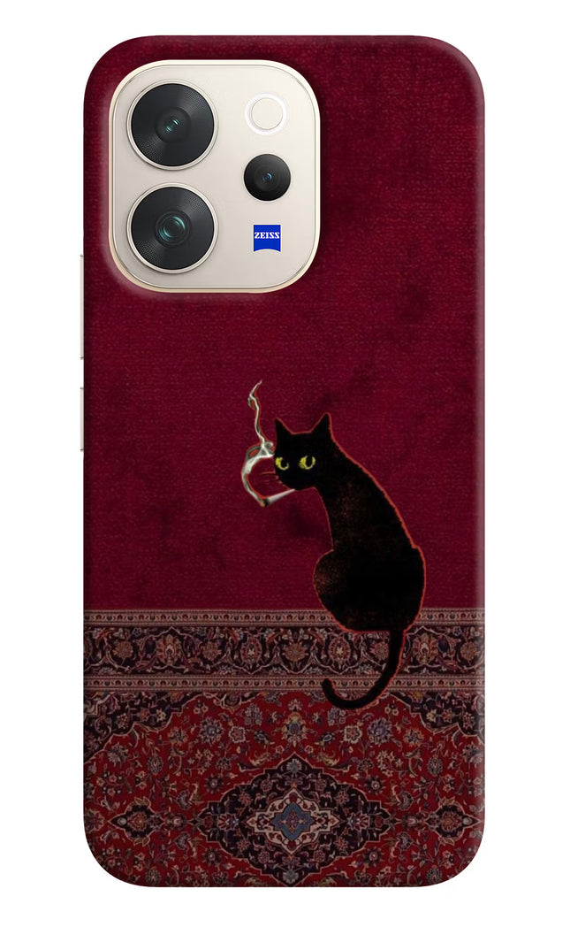 Midnight Cat Vivo V70 5G Hard Case Back Cover by Casekaro