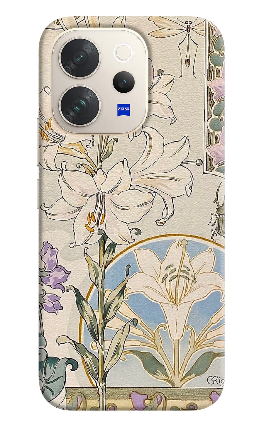 White Lily Vivo V70 5G Back Cover, Hard case