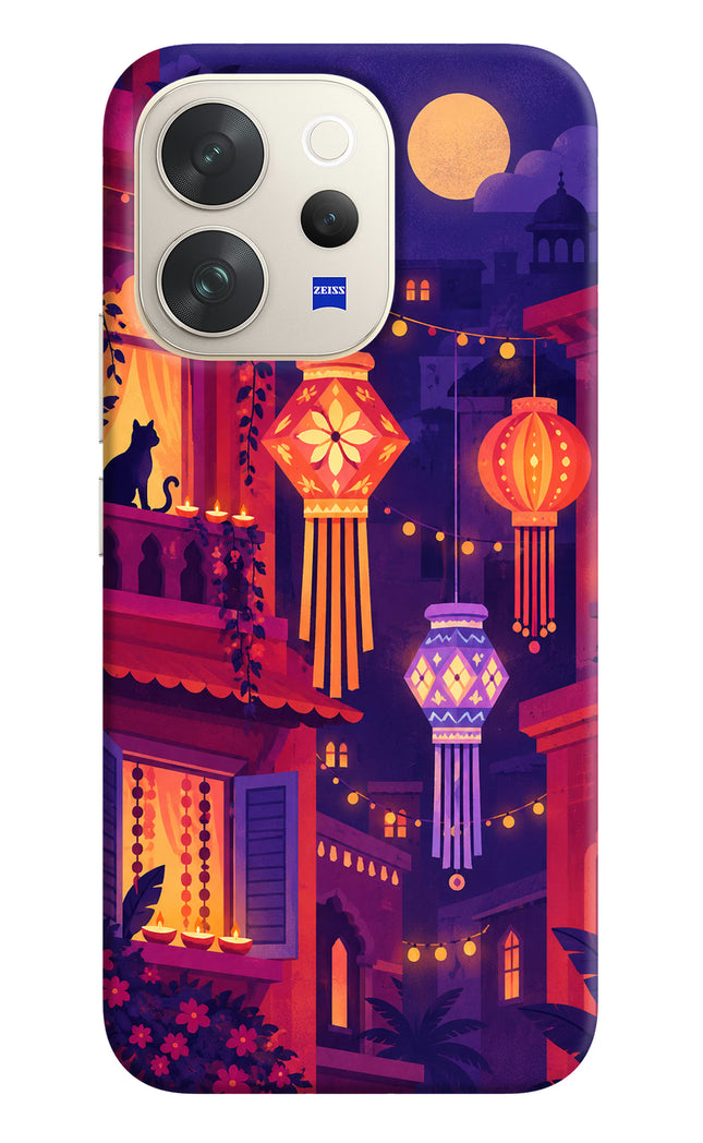 Lantern Lane Vivo V70 5G Hard Case Back Cover by Casekaro