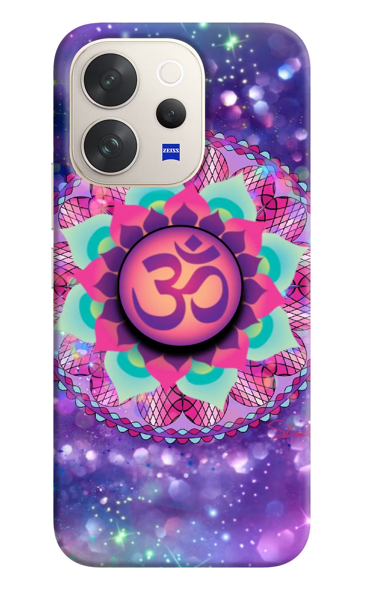 Om Purple Vivo V70 5G Pop Case by Casekaro