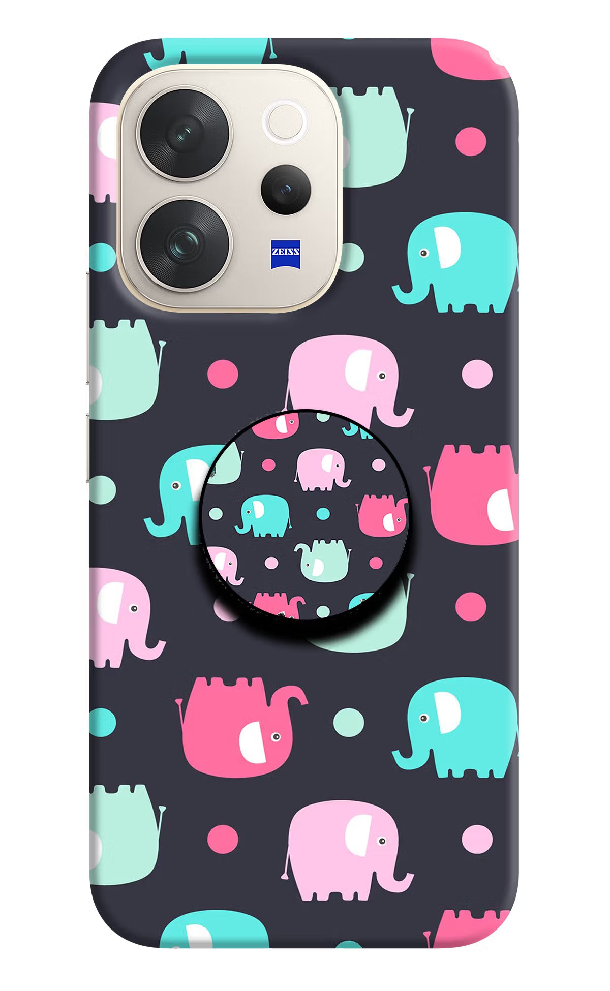 Baby Elephants Vivo V70 5G Pop Case by Casekaro