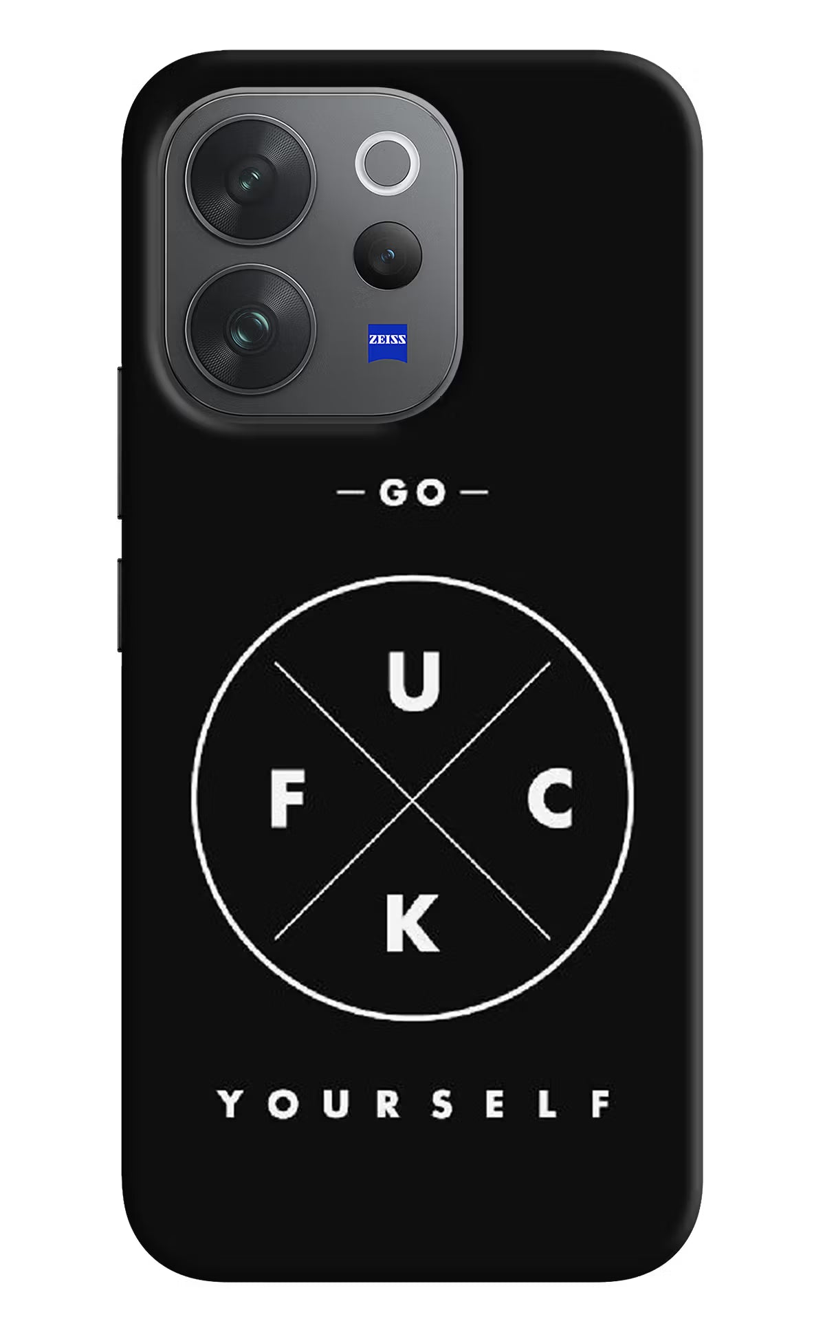 Go Fuck Yourself Vivo V70 Elite 5G Hard Case Back Cover by Casekaro