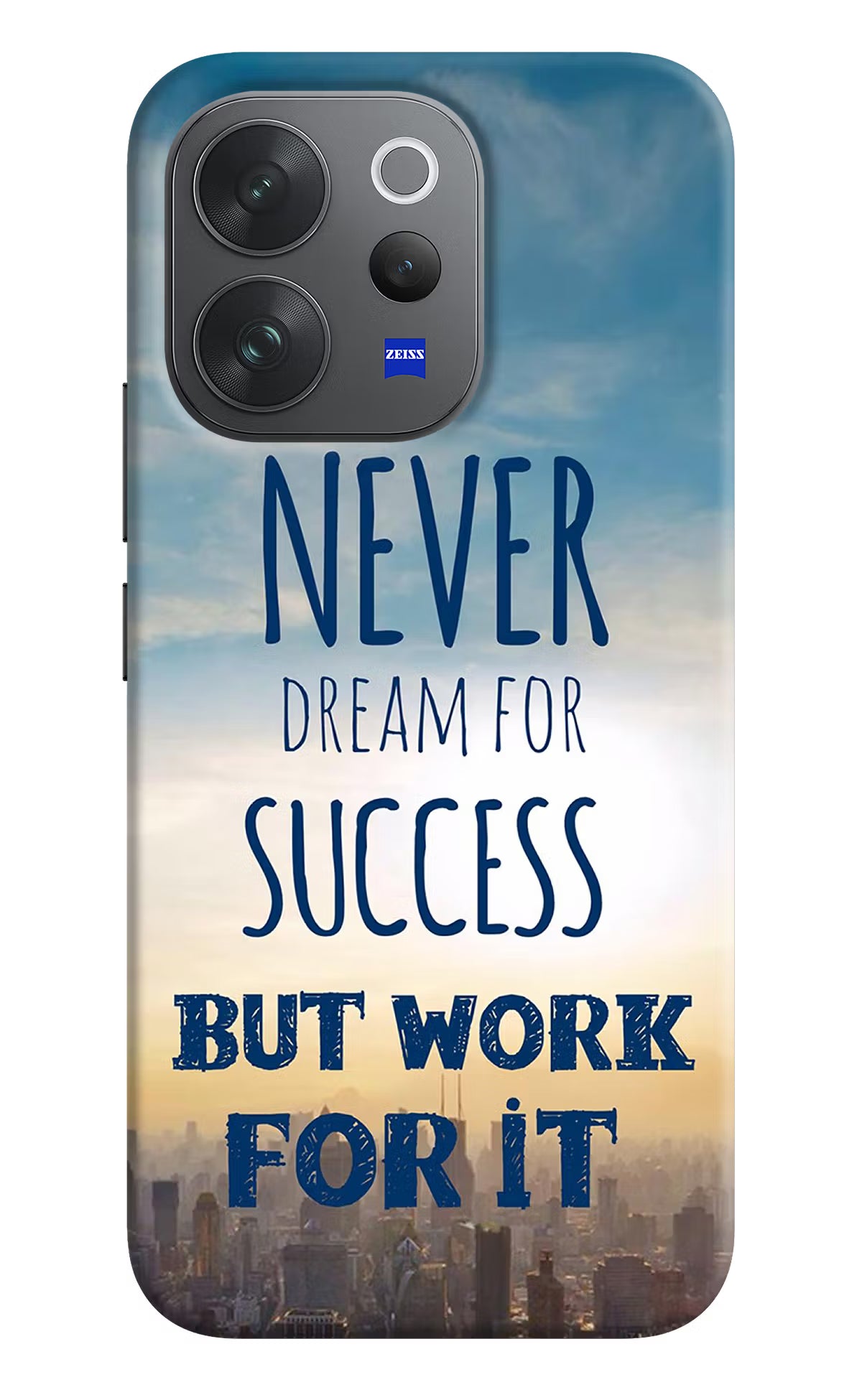 Never Dream For Success But Work For It Vivo V70 Elite 5G Hard Case Back Cover by Casekaro
