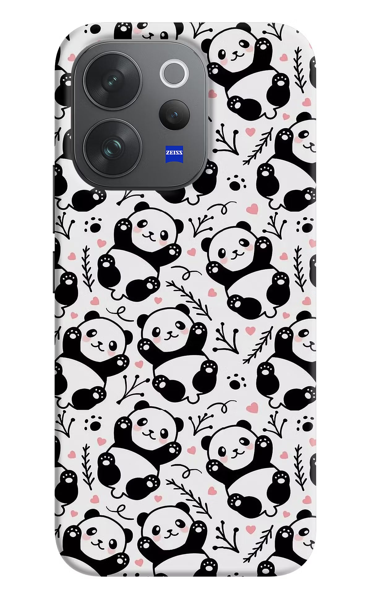 Cute Panda Vivo V70 Elite 5G Hard Case Back Cover by Casekaro