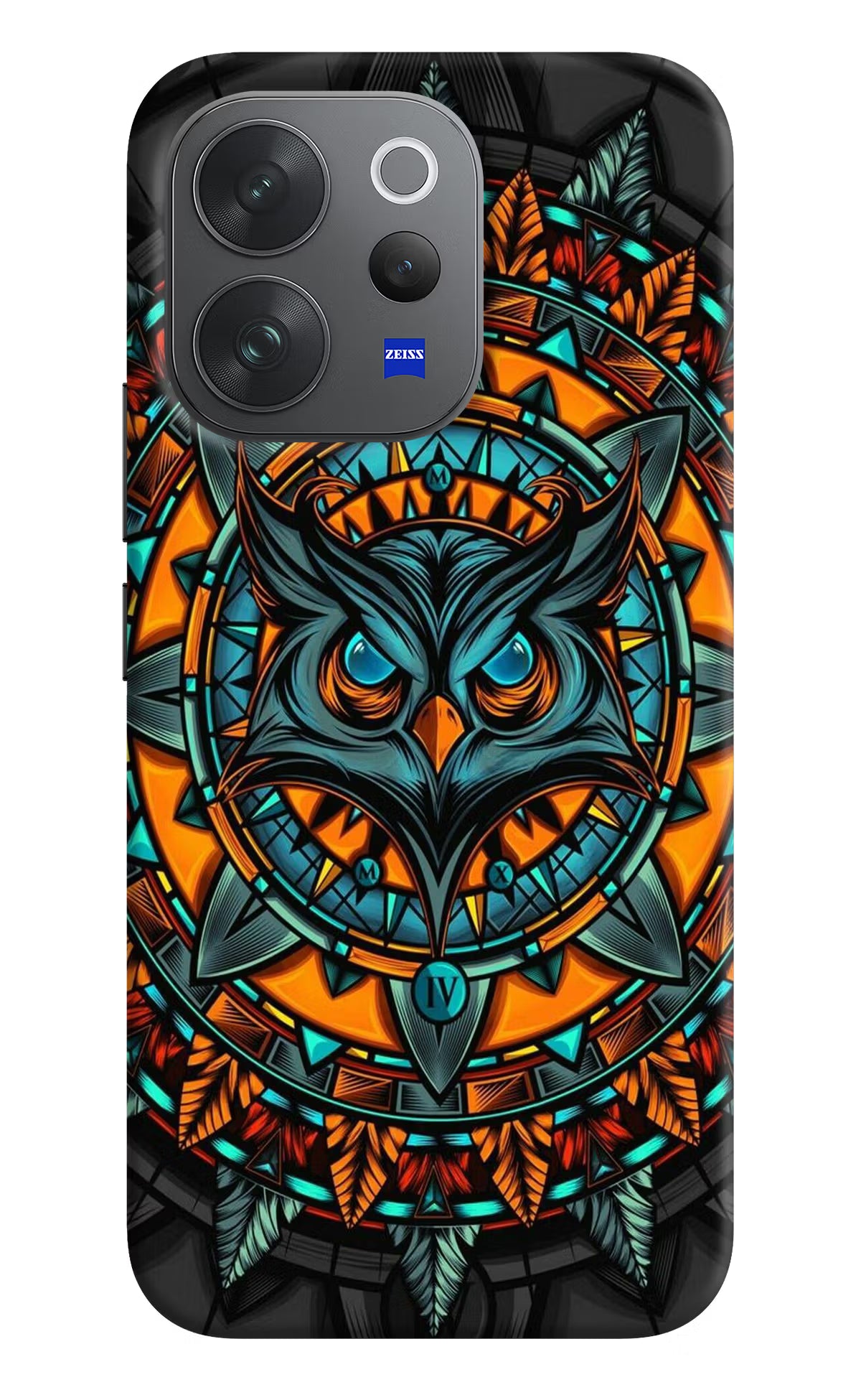 Angry Owl Art Vivo V70 Elite 5G Hard Case Back Cover by Casekaro
