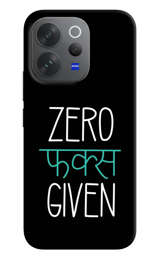 Zero Fucks Given Vivo V70 Elite 5G Hard Case Back Cover by Casekaro
