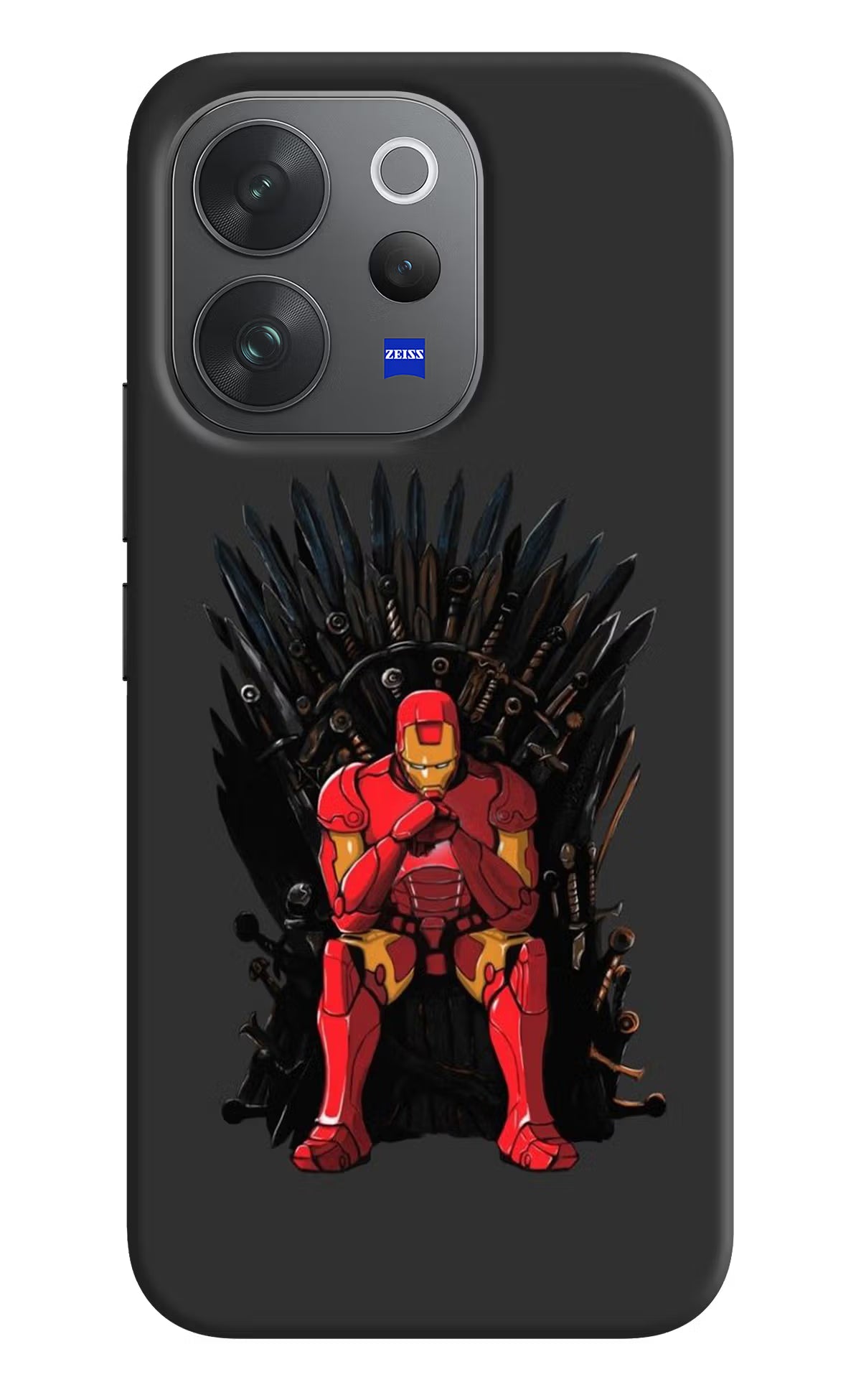 Ironman Throne Vivo V70 Elite 5G Hard Case Back Cover by Casekaro