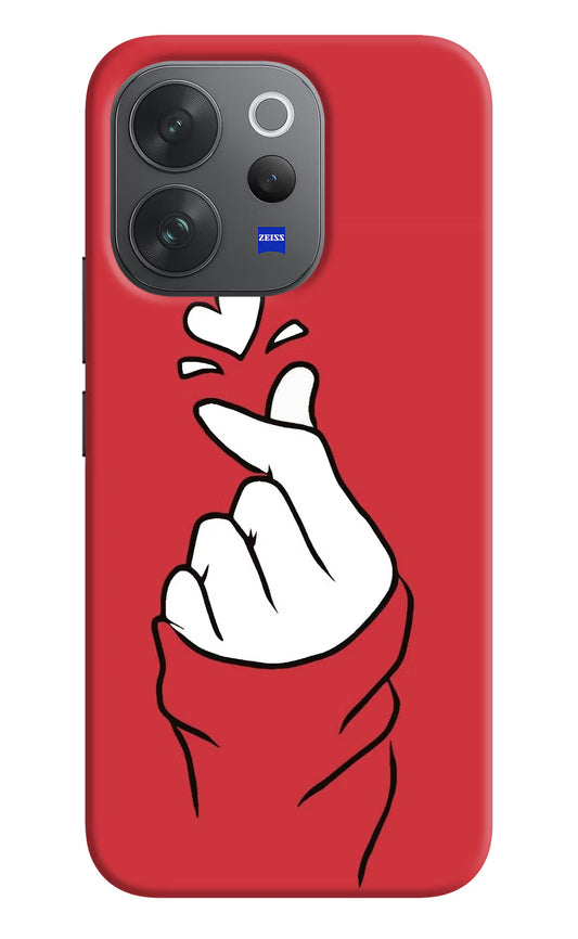 Korean Love Sign Vivo V70 Elite 5G Hard Case Back Cover by Casekaro