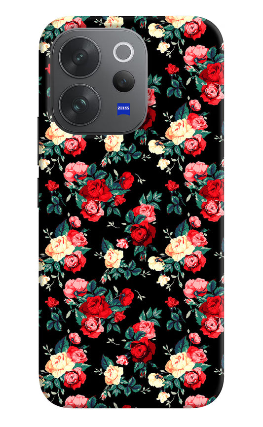 Rose Pattern Vivo V70 Elite 5G Hard Case Back Cover by Casekaro