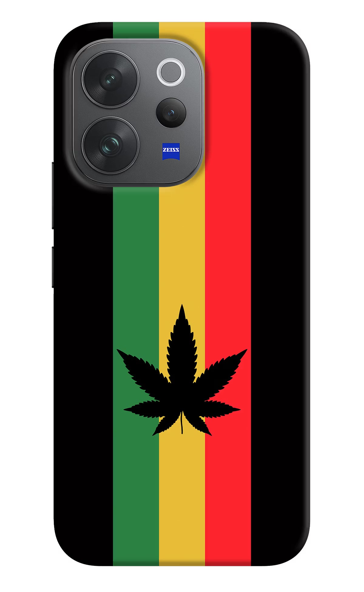 Weed Flag Vivo V70 Elite 5G Hard Case Back Cover by Casekaro
