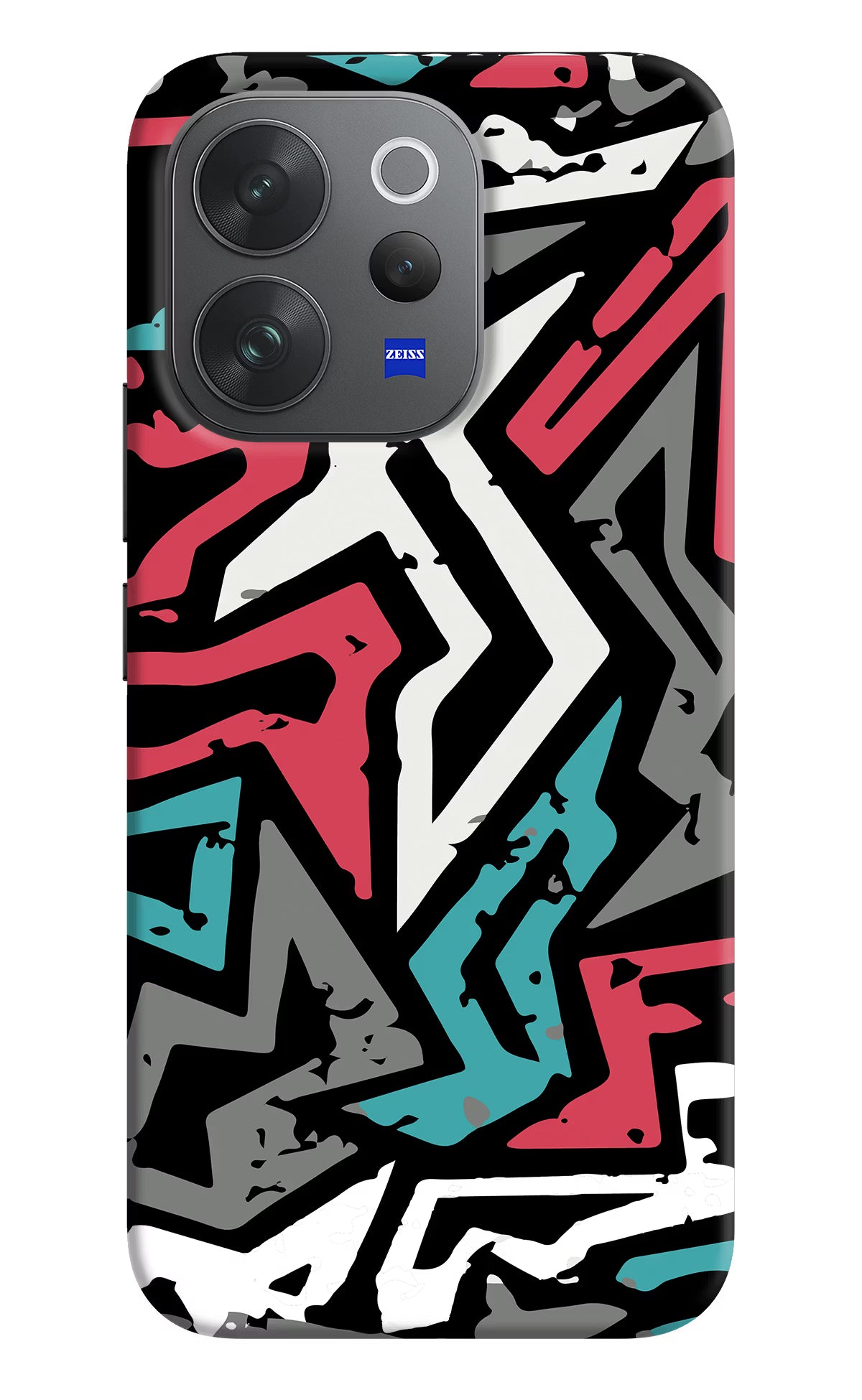 Geometric Graffiti Vivo V70 Elite 5G Hard Case Back Cover by Casekaro