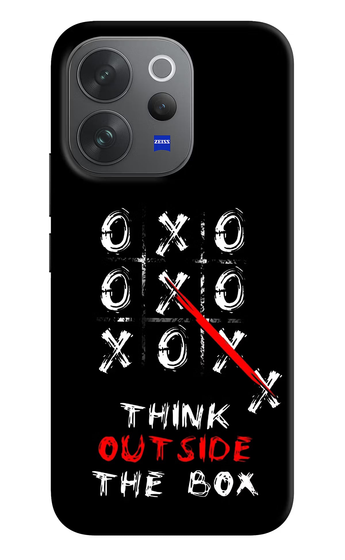 Think out of the BOX Vivo V70 Elite 5G Hard Case Back Cover by Casekaro