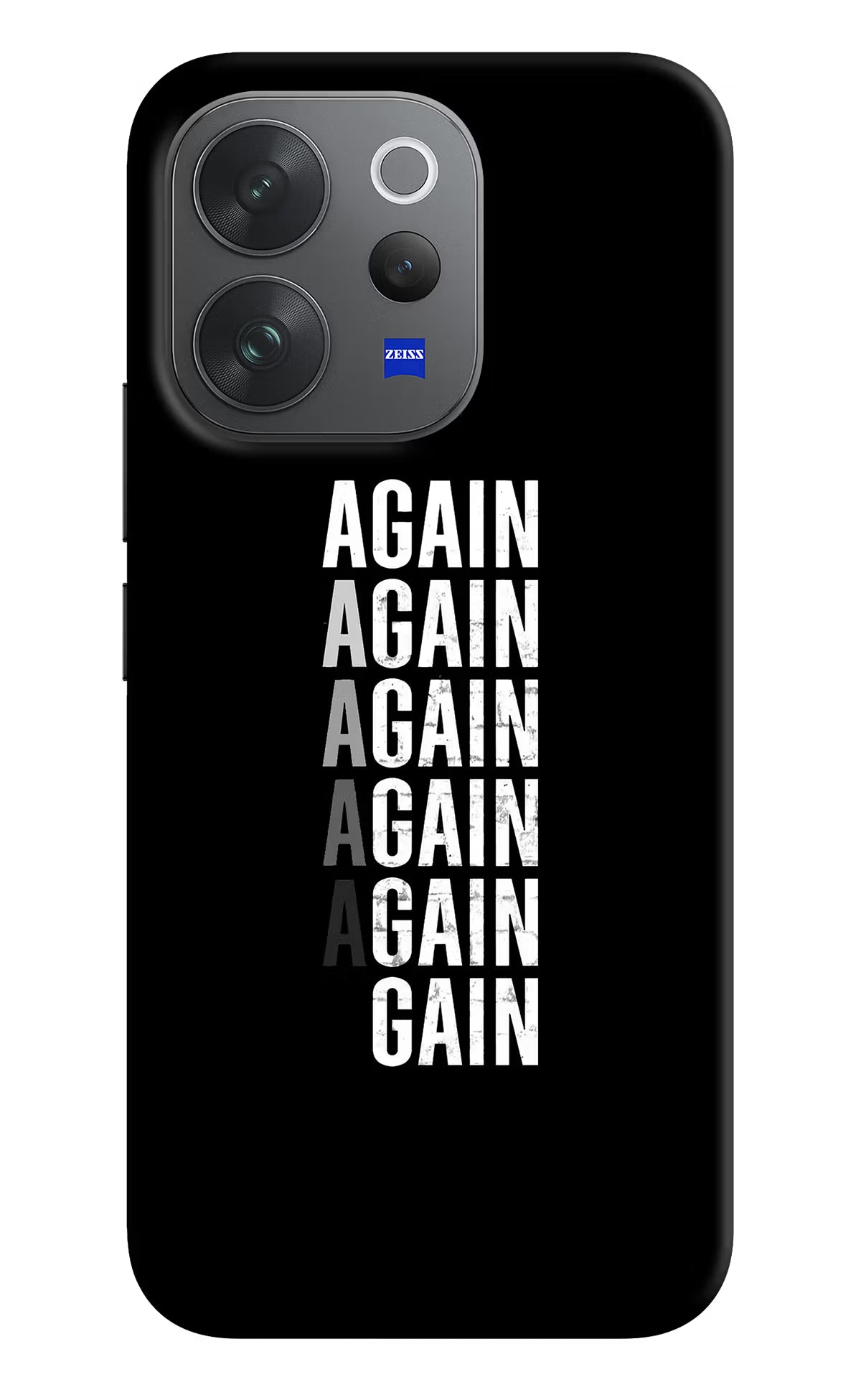 Again Again Gain Vivo V70 Elite 5G Hard Case Back Cover by Casekaro