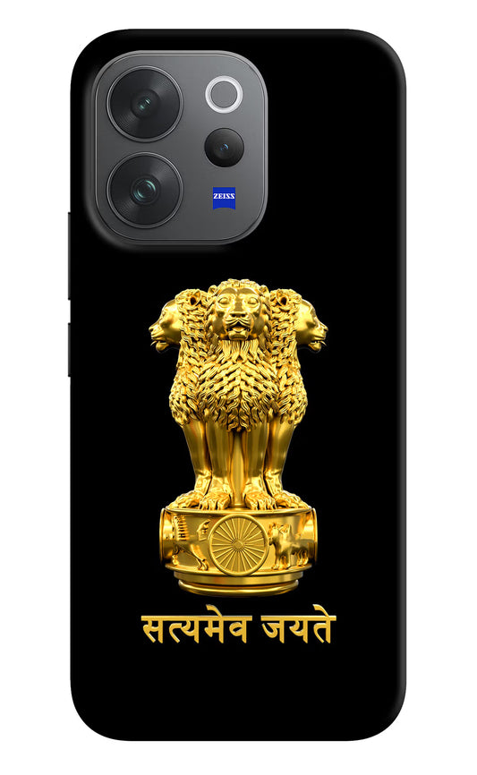 Satyamev Jayate Golden Vivo V70 Elite 5G Hard Case Back Cover by Casekaro