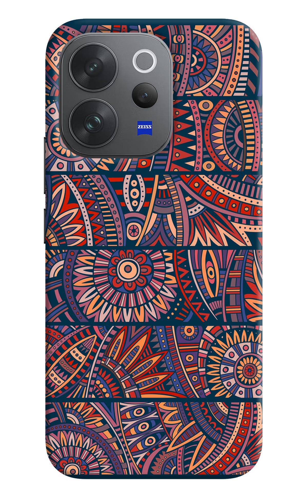 African Culture Design Vivo V70 Elite 5G Hard Case Back Cover by Casekaro