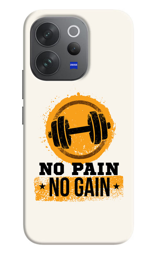 No Pain No Gain Vivo V70 Elite 5G Hard Case Back Cover by Casekaro