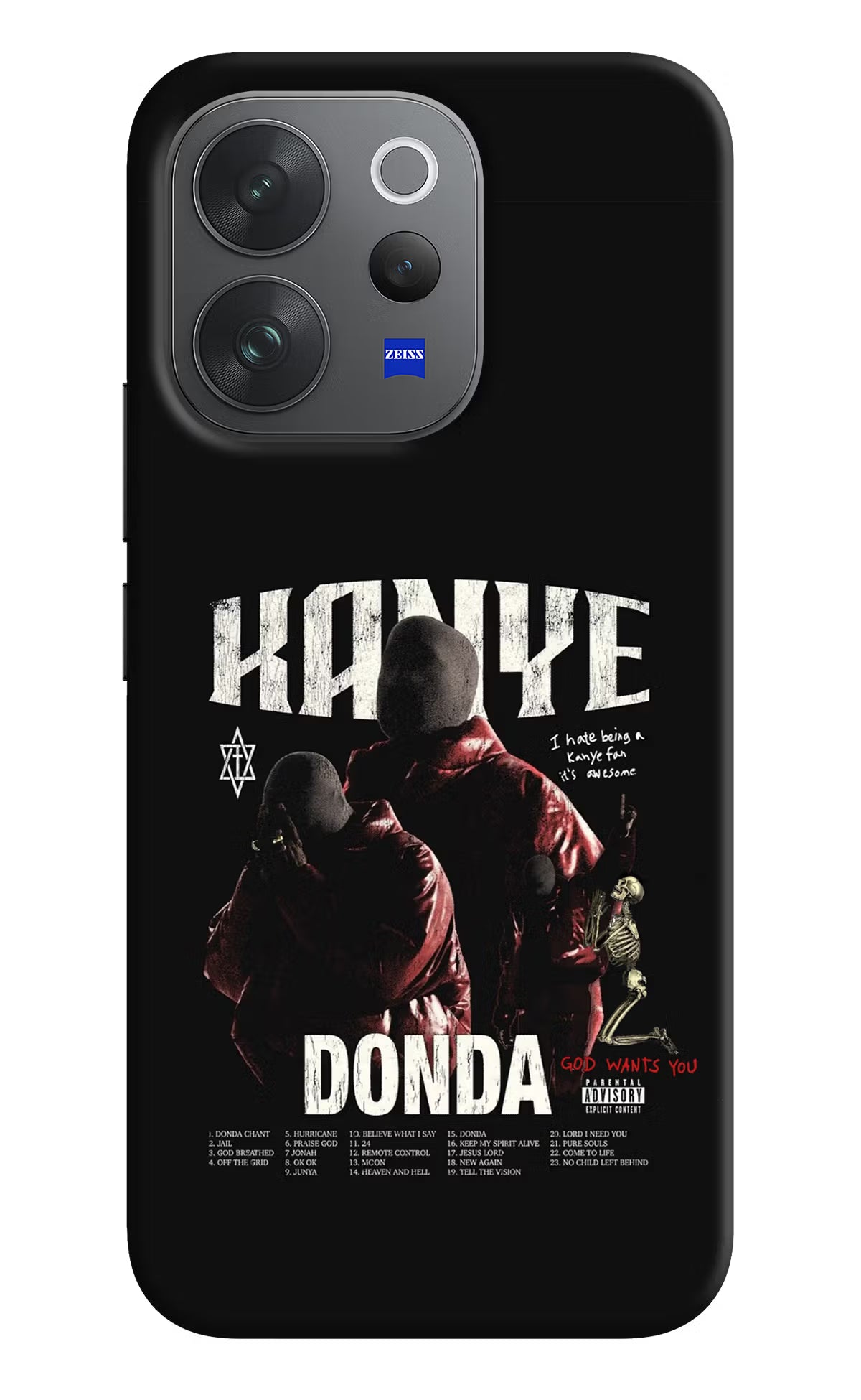 Donda Kanye West Vivo V70 Elite 5G Hard Case Back Cover by Casekaro